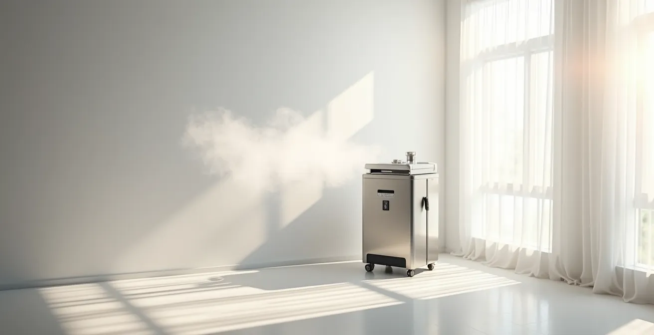 Appareil de traitement vapeur professionnel dans environnement épuré